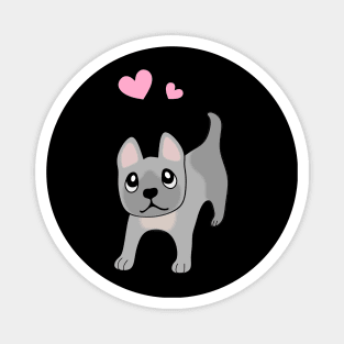 Cute Puppy Dog - French Bulldog Magnet